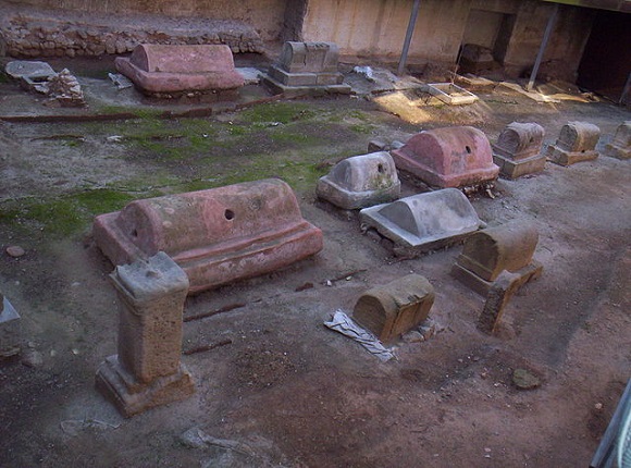 Cementerio romano de Barcelona.