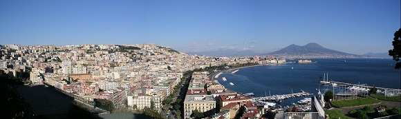 Vista de Nápoles.