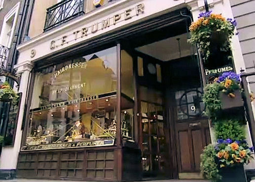 G.F Trumper, una barbería victoriana en el centro de Londres.