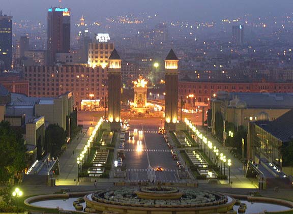 Plaza España de Barcelona